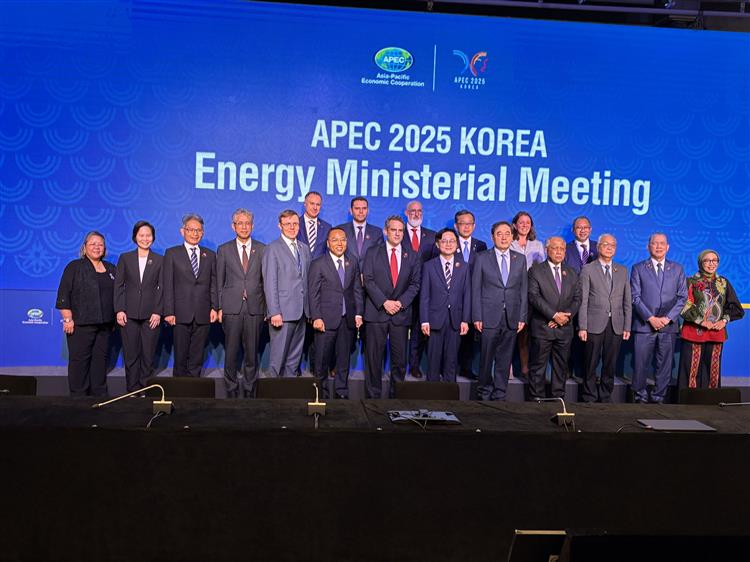 Vice Minister of Economic Affairs Lai Attends the 15th APEC Energy Ministerial Meeting