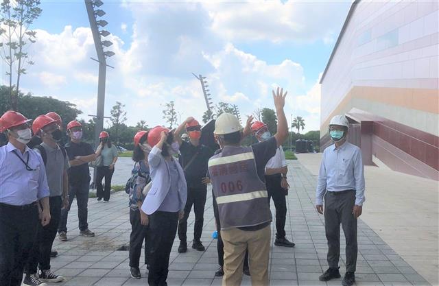 DG Kiang during onsite inspection of ICC Tainan, the “New Window to Tainan.”3
