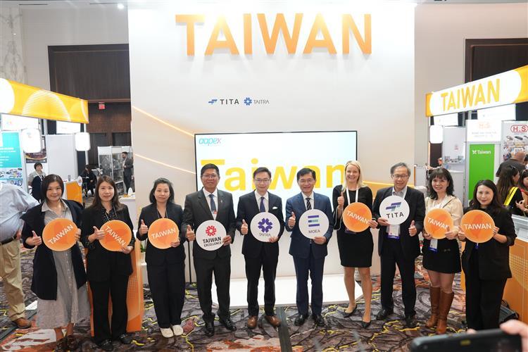 Opening ceremony of AAPEX(MOEA Debuts Taiwan Pavilion at AAPEX and SEMA, Showcasing Cutting-edge Automotive Innovations)