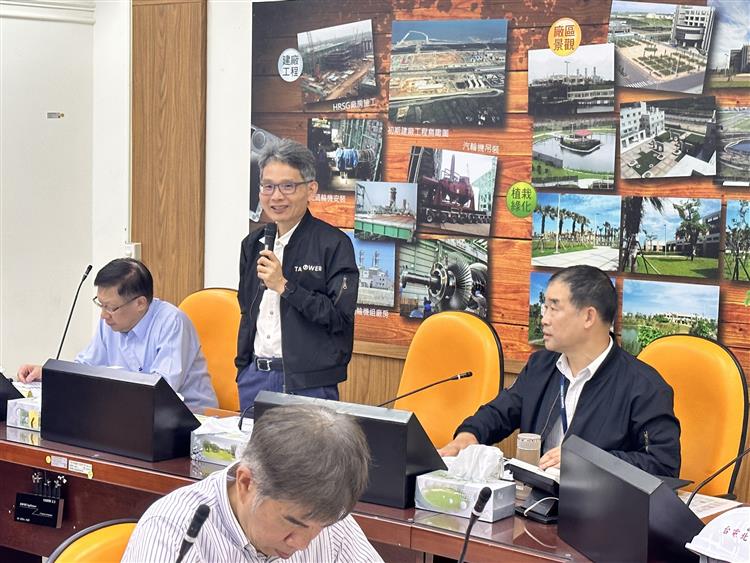 經濟部賴次長視察大潭電廠接收中油第三接收站供氣測試作業  建構雙氣源確保今夏供電