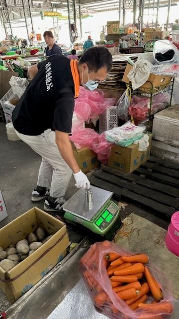 115年5月6日彰化縣田中果菜市場蔬菜攤衡器(電子秤)檢查