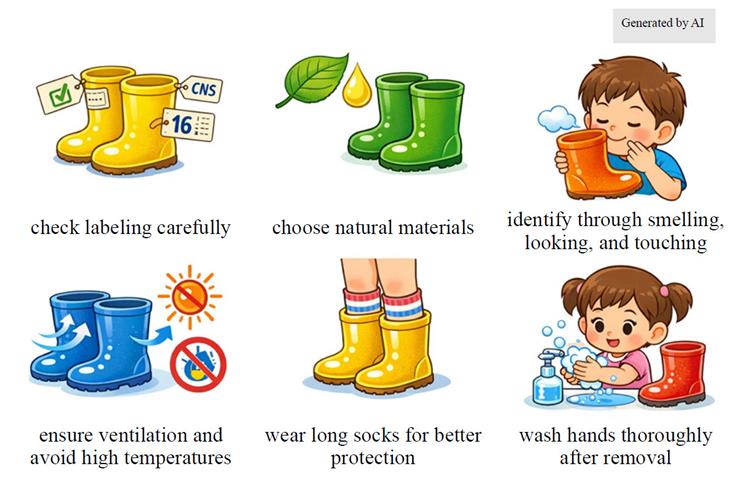 Bureau of Standards, Metrology and Inspection reminds consumers of safety precautions when wearing children's rain boots