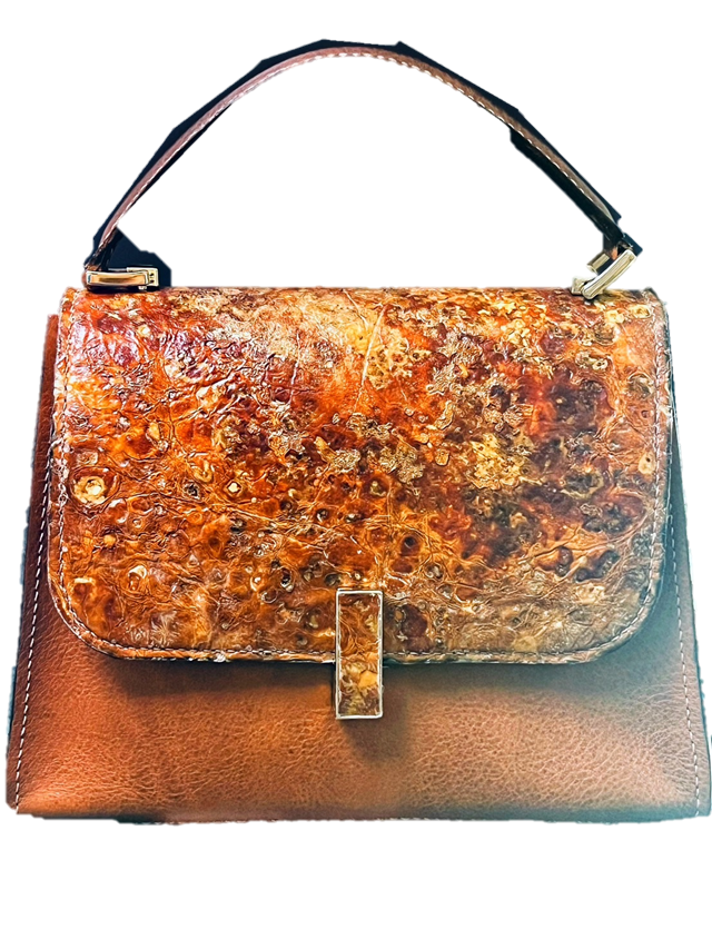 Technical achievement name-Mycelium leather handbag