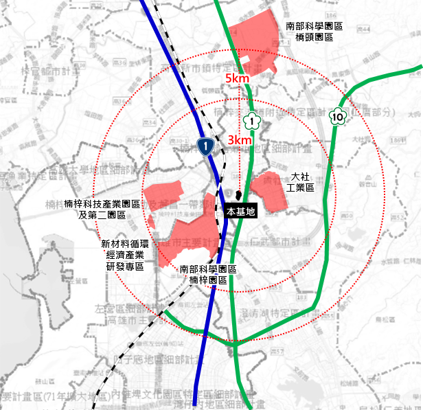 深化高科技產業聚落 楠梓科技產業園區第三園區受理投資申請(楠三園區基地圖)
