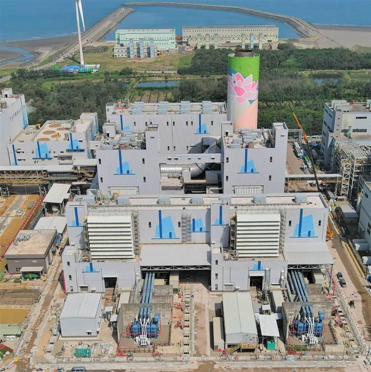 圖說：今年將陸續上線的大型燃氣機組即包含大潭7號機、興達新1號機、興達新2號機及台中新1號機，總裝置容量達480萬瓩。圖為大潭7號機。