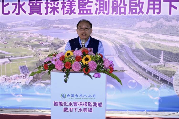 經濟部台灣自來水公司李丁來總經理於活動開場致歡迎詞