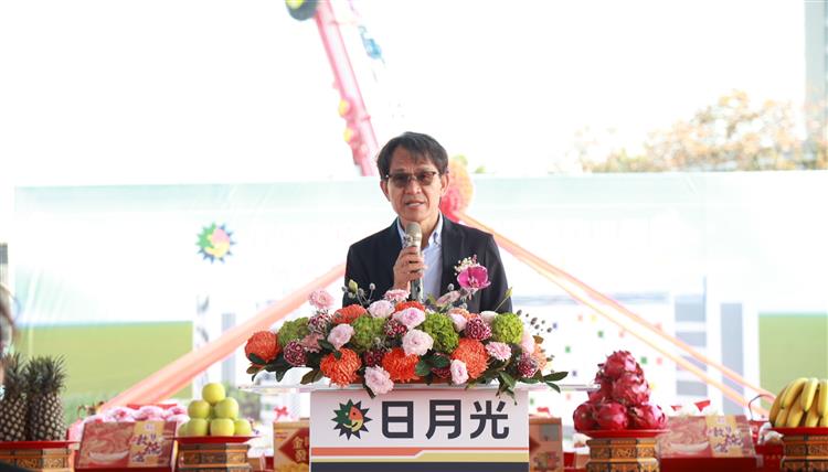 日月光半導體公司洪松井資深副總於活動開場致詞。