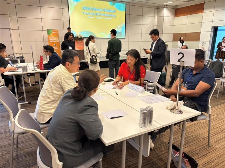 圖說2：於開展首(4)日同步舉辦【2026臺泰連鎖商機媒合會】成果豐碩