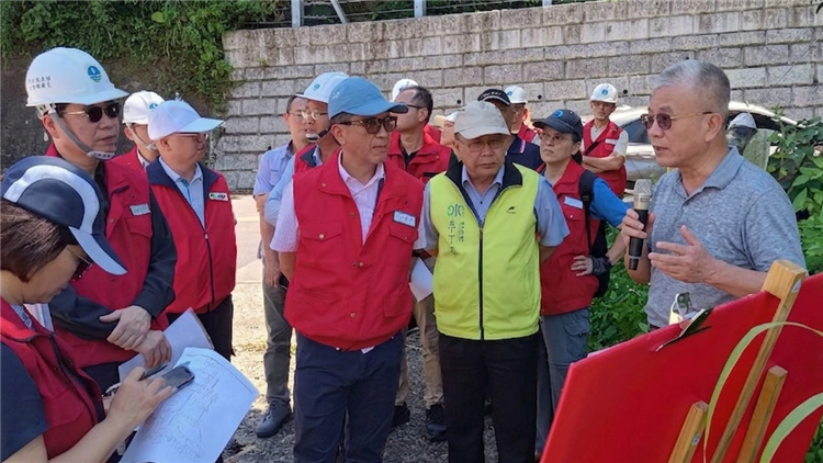 經濟部張廣智技監聽取台水公司烏來系統整備狀況簡報