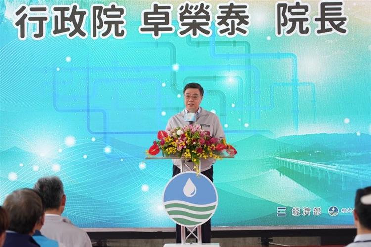 3.大安大甲溪聯通管通水　珍珠串計畫再完成中部關鍵樞紐-卓院長致詞