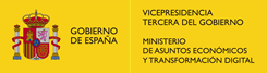 另開視窗，連結到西班牙經濟及數位轉型事務部 (Ministry of Economy and Digital Transformation)